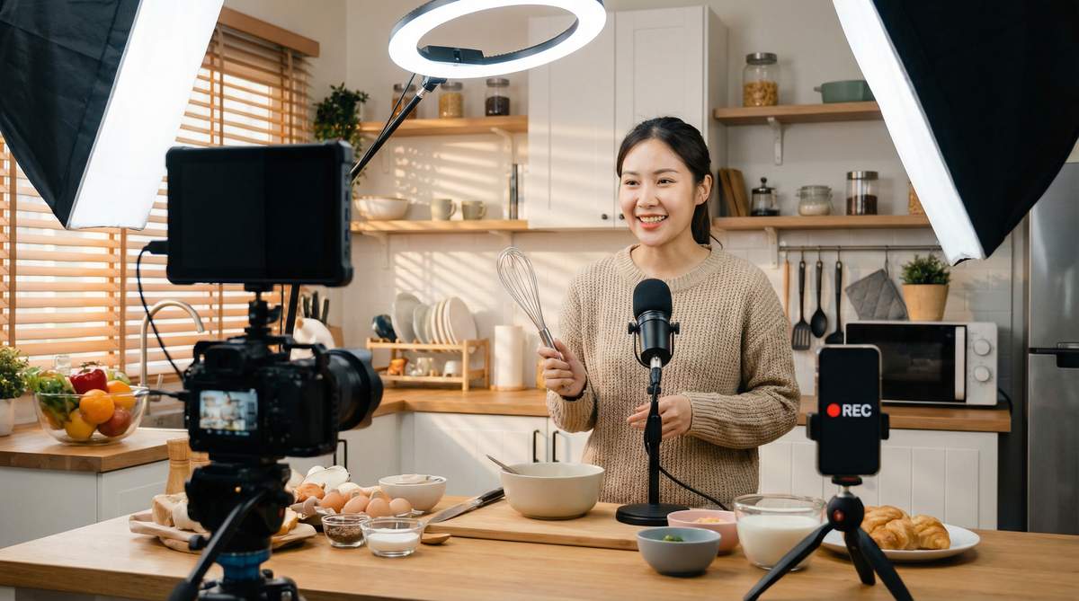 换脸视频生活视频：美食制作教程分享